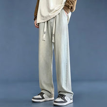Load image into Gallery viewer, Men's Straight Leg Casual Drawstring Jeans