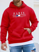 Load image into Gallery viewer, Casual Printed Long Sleeve Hoodie for Men, Loose Fit, Couple Sweatshirt