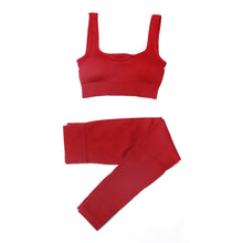Lade das Bild in den Galerie-Viewer, Women's Fashion Thread Sports And Fitness Yoga Clothing Set