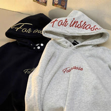 Load image into Gallery viewer, Street Style Heavyweight Embroidered Hoodie for Men and Women
