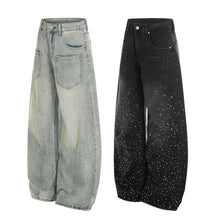 Load image into Gallery viewer, Full Sky Star Hot Diamond Wide Leg Jeans for Women