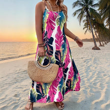 Load image into Gallery viewer, Casual Printed Strapless Maxi Dress
