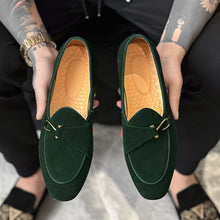 Cargar imagen en el visor de la galería, Mocasines casuales de verano para hombre, zapatos de cuero