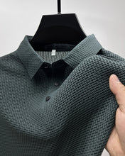 Lade das Bild in den Galerie-Viewer, Mesh Ice Silk Short Sleeve T-shirt Mens Clothing