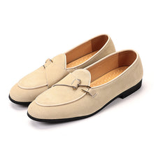 Cargar imagen en el visor de la galería, Mocasines casuales de verano para hombre, zapatos de cuero
