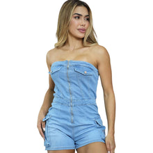 Lade das Bild in den Galerie-Viewer, Western Women's Denim Jumpsuit
