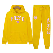 Load image into Gallery viewer, Punk Rock Street Style Hoodie Sweatshirt Two-Piece Set