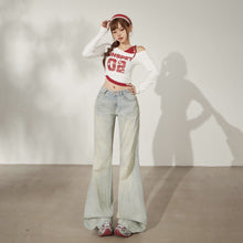 Load image into Gallery viewer, Retro Street Style Flared Jeans for Women