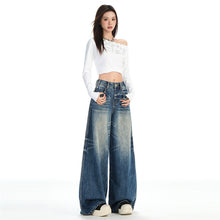 Load image into Gallery viewer, Cat-Whisker Embroidered Jeans Women
