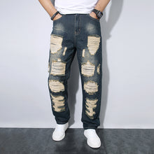Lade das Bild in den Galerie-Viewer, Men's Straight Wrinkle-resistant Loose Casual Jeans