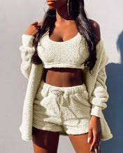 Load image into Gallery viewer, Women's autumn and winter new home clothing casual suit jacket shorts vest