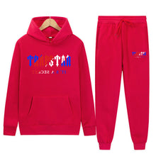 Load image into Gallery viewer, Graphic Print Hoodie and Pants Set Men Women Loose Tracksuit