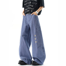 Load image into Gallery viewer, High Waist Men's Arc Fashion Patchwork Star Jeans