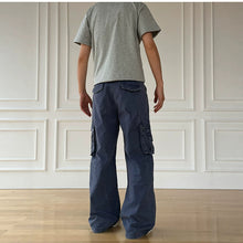 Load image into Gallery viewer, Retro Distressed Clean Fit Straight Leg Denim Pants