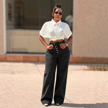 Lade das Bild in den Galerie-Viewer, Multi-button Fly Front Denim Pants