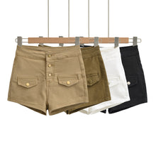 Load image into Gallery viewer, Low waisted shorts for women