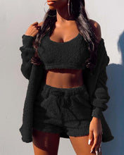 Load image into Gallery viewer, Women's autumn and winter new home clothing casual suit jacket shorts vest