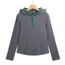 Load image into Gallery viewer, Hooded long sleeved t-shirt for women