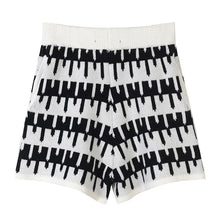 Load image into Gallery viewer, Winter Women's Knitted Suit Pant 2 Piece Sets Women Outfit Shorts Oversized Casual Sweaters Female Clothing Knitwear Tracksuit