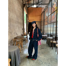 Load image into Gallery viewer, High waisted slightly flared jeans for women