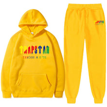 Load image into Gallery viewer, Men's Oversized Letter Print Hoodie and Sweatpants Two-Piece Set