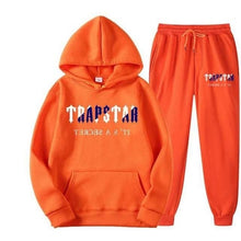 Load image into Gallery viewer, Men's Oversized Letter Print Hoodie and Sweatpants 2-Piece Set