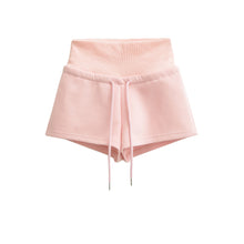 Load image into Gallery viewer, Casual White Shorts for Women, Lightweight High-Waisted A-Line Wide Leg Shorts