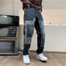Load image into Gallery viewer, Multi-pocket Loose Dad Jeans