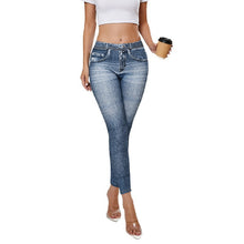 Load image into Gallery viewer, Retro Denim-Style High-Elastic Butt-Lifting Yoga Leggings