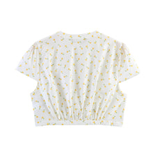 Load image into Gallery viewer, Floral Poplin Top+Mini Skirt Set