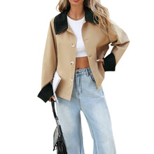 Load image into Gallery viewer, Women's Color Block Lightweight Short Jacket