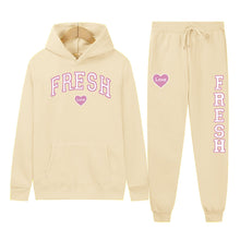Load image into Gallery viewer, Punk Rock Street Style Hoodie Sweatshirt Two-Piece Set
