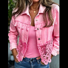 Load image into Gallery viewer, Spring Summer New Style Denim Jacket for Women Short Height Friendly