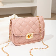Load image into Gallery viewer, Small square bag embroidered diamond grid women's bag