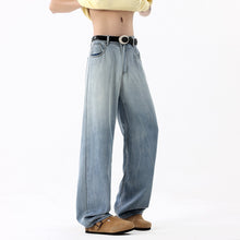 Load image into Gallery viewer, Loose Patchwork Lyocell Coolmax Denim Pants for Men