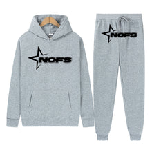 Load image into Gallery viewer, Y2K Goth Punk Rock Streetwear NOES Unisex Two-Piece Hoodie Set