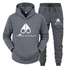 Load image into Gallery viewer, Men's Plus Size Spider Print Hoodie and Sweatpants Set