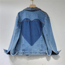 Load image into Gallery viewer, Women Spring Casual Long Sleeve Jeans Jacket Coat