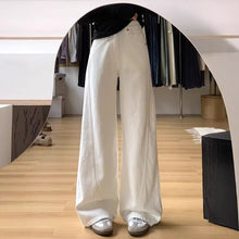 Load image into Gallery viewer, Wide-Leg Jeans Women Loose Drape Straight Leg Cut Pants
