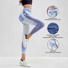 Load image into Gallery viewer, Barbie Denim Peach Yoga Pants-Slim Fitness Leggings