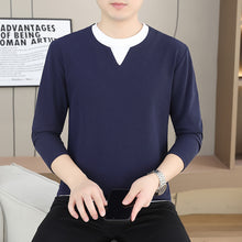 Load image into Gallery viewer, Round neck long sleeved T-shirt