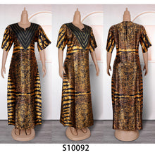Cargar imagen en el visor de la galería, African Women's Printed Loose Dress