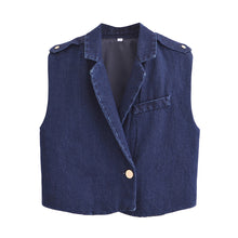 Load image into Gallery viewer, Cowboy suit vest vest+jeans suit for women