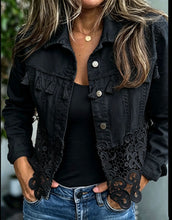 Load image into Gallery viewer, Spring Summer New Style Denim Jacket for Women Short Height Friendly