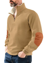 Load image into Gallery viewer, Half zip hoodie for men