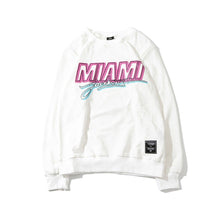 Load image into Gallery viewer, Pullover Sweatshirt Pink Letter Print Men Hip Hop Pullover Sweatshirt