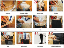 Load image into Gallery viewer, Men wedding Suits Prom Tuxedos Wool Blend Plaid Slim fit Vintage Checked Suit Groomsmen For Wedding (Blazer+Vest+Pants)
