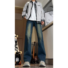 Load image into Gallery viewer, Slim Fit Straight Leg Tapered Jeans for Men