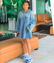 Load image into Gallery viewer, Women's Western Style Casual Loose Denim Dress