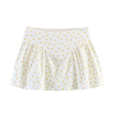 Load image into Gallery viewer, Floral Poplin Top+Mini Skirt Set